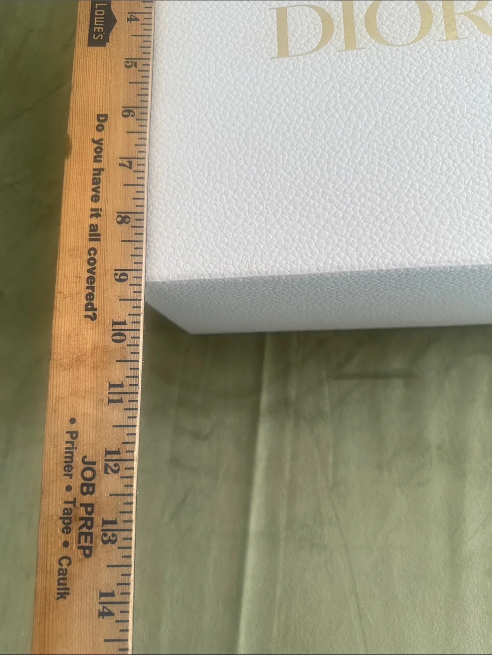 #958 Dior White and Gold Storage Box